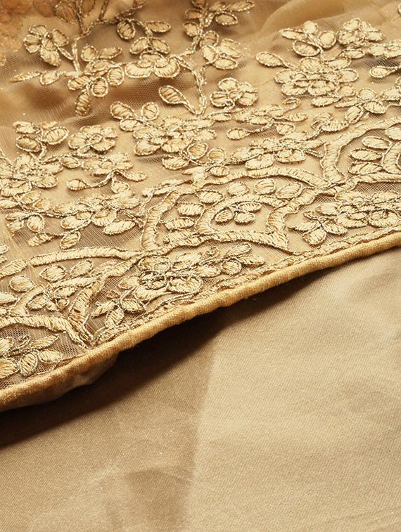 embroidered flared lehenga - 17240581 - Zoom Image - 4