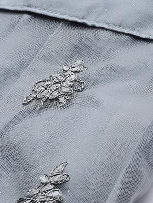 embroidered flared lehenga - 17240583 - Standard Image - 6