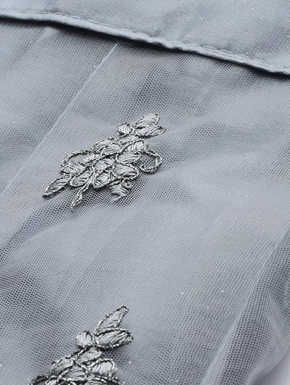 embroidered flared lehenga - 17240583 - Zoom Image - 6