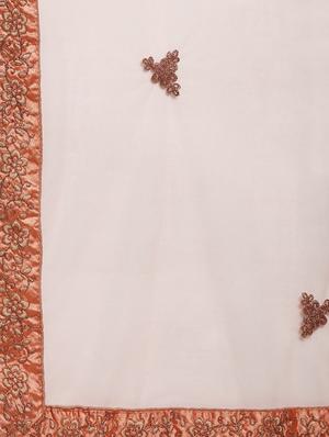 embroidered flared lehenga - 17240584 - Standard Image - 4