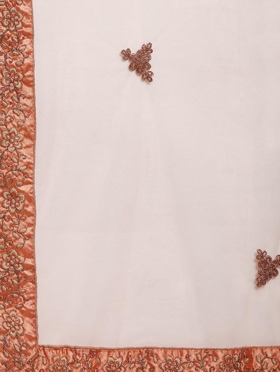 embroidered flared lehenga - 17240584 - Zoom Image - 4
