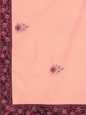 embroidered flared unstitched lehenga - 17240589 - Standard Image - 5