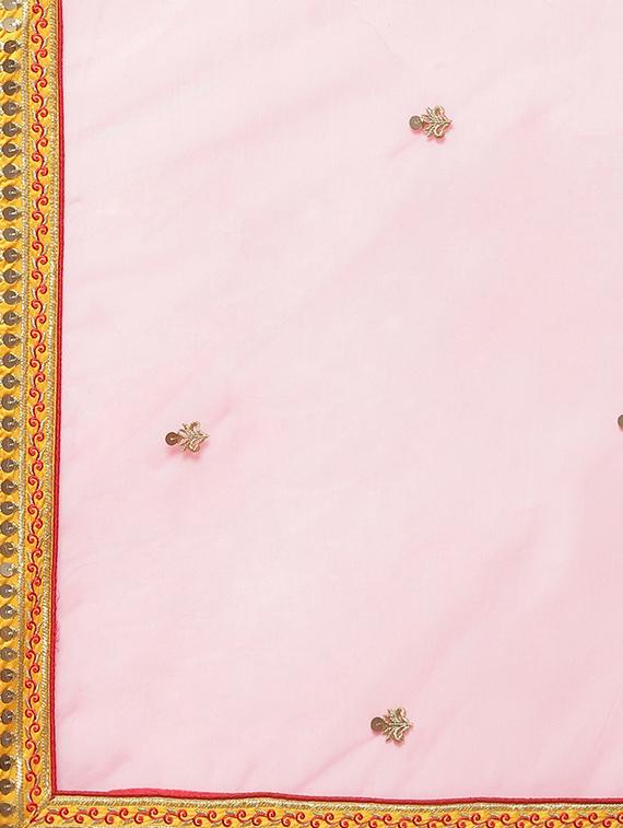 embroidered flared unstitched lehenga - 17240638 - Zoom Image - 7