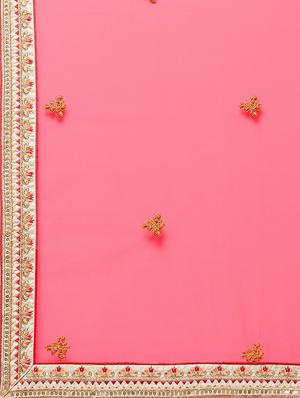 embroidered flared unstitched lehenga - 17240642 - Standard Image - 3