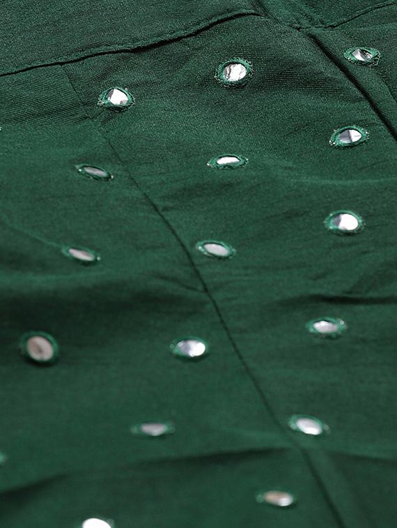 embroidered flared unstitched lehenga - 17240646 - Zoom Image - 5
