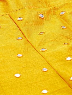 embroidered flared unstitched lehenga - 17240647 - Standard Image - 7