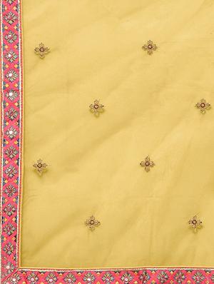 embroidered flared unstitched lehenga - 17240648 - Standard Image - 6