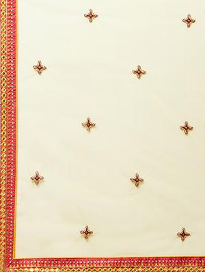 embroidered flared unstitched lehenga - 17240650 - Standard Image - 6