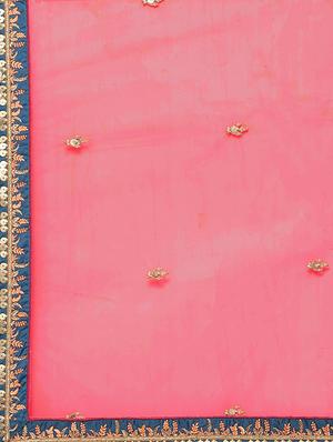embroidered flared unstitched lehenga - 17240656 - Standard Image - 6