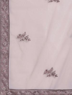 embroidered flared unstitched lehenga - 17240659 - Standard Image - 4