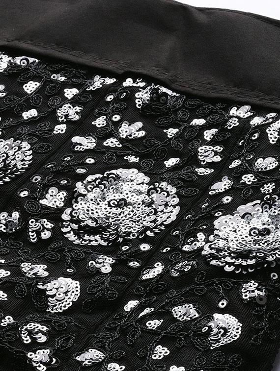 embroidered flared unstitched lehenga - 17240662 - Zoom Image - 4