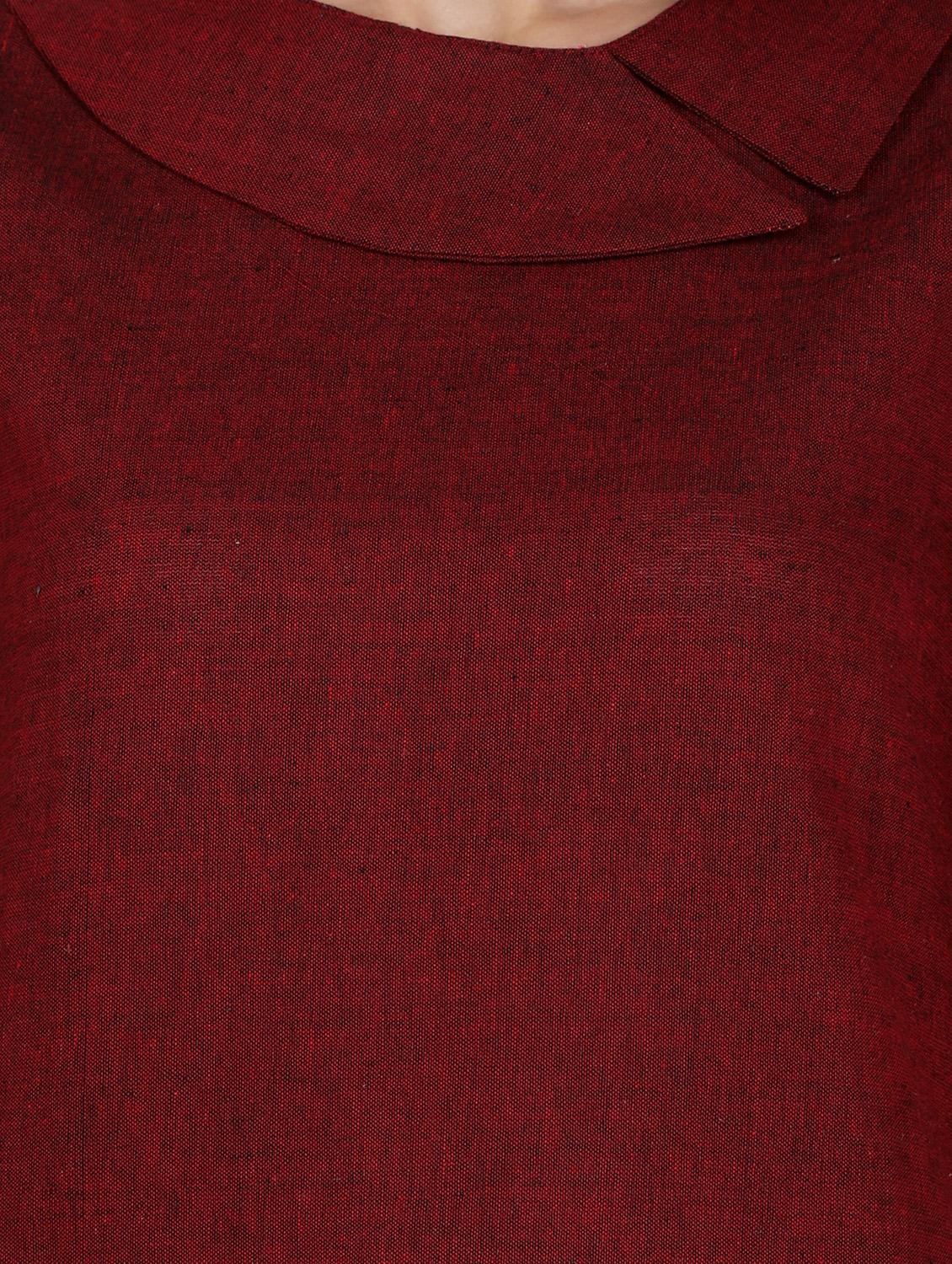 round neck a-line dress - 17241760 - Zoom Image - 4