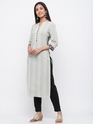 striped kurta pant set - 17241849 - Standard Image - 2