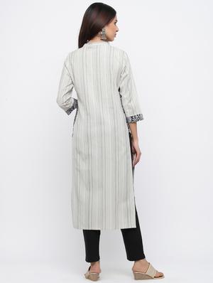 striped kurta pant set - 17241849 - Standard Image - 3