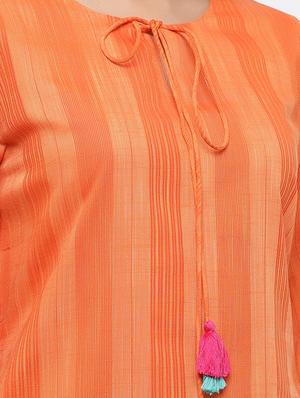 striped kurta palazzo set - 17241856 - Standard Image - 4