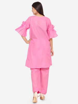 embellished kurta palazzo set - 17241944 - Standard Image - 3