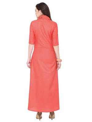solid a-line kurta - 17241959 - Standard Image - 3