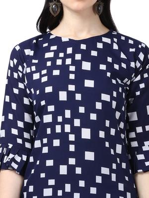 geometric print straight kurta - 17242012 - Standard Image - 4
