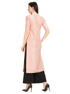 solid straight kurta - 17242040 - Standard Image - 3