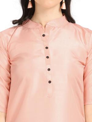 solid straight kurta - 17242040 - Standard Image - 4