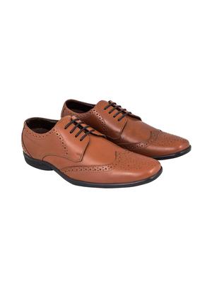 tan lace-up brouges - 17242300 - Standard Image - 3