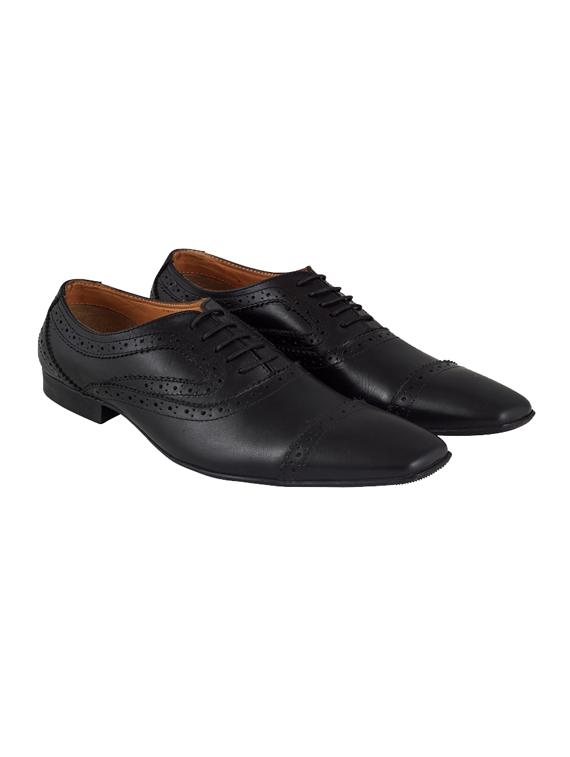 black lace-up brouges - 17242305 - Zoom Image - 3