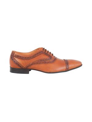 tan lace-up brouges - 17242306 - Standard Image - 2
