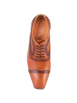 tan lace-up brouges - 17242306 - Standard Image - 4