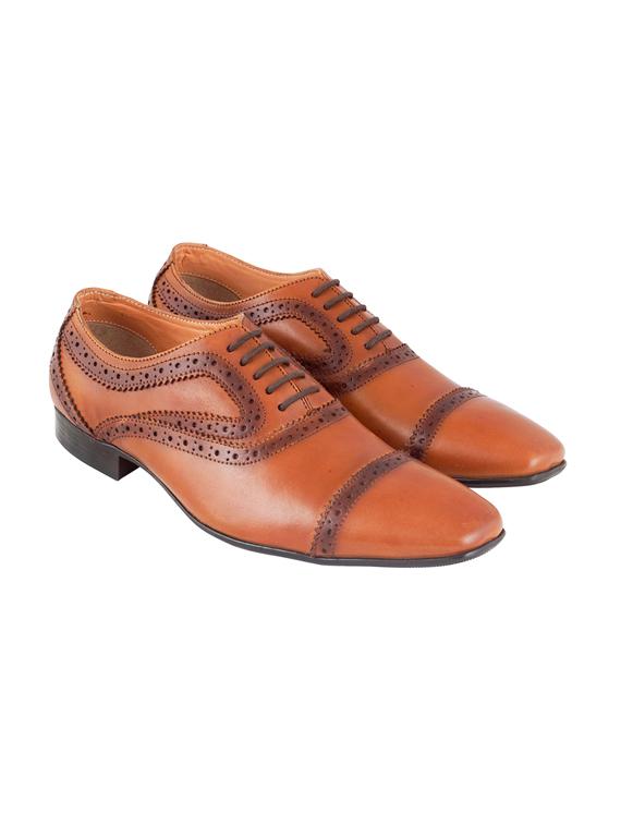 tan lace-up brouges - 17242306 - Zoom Image - 3