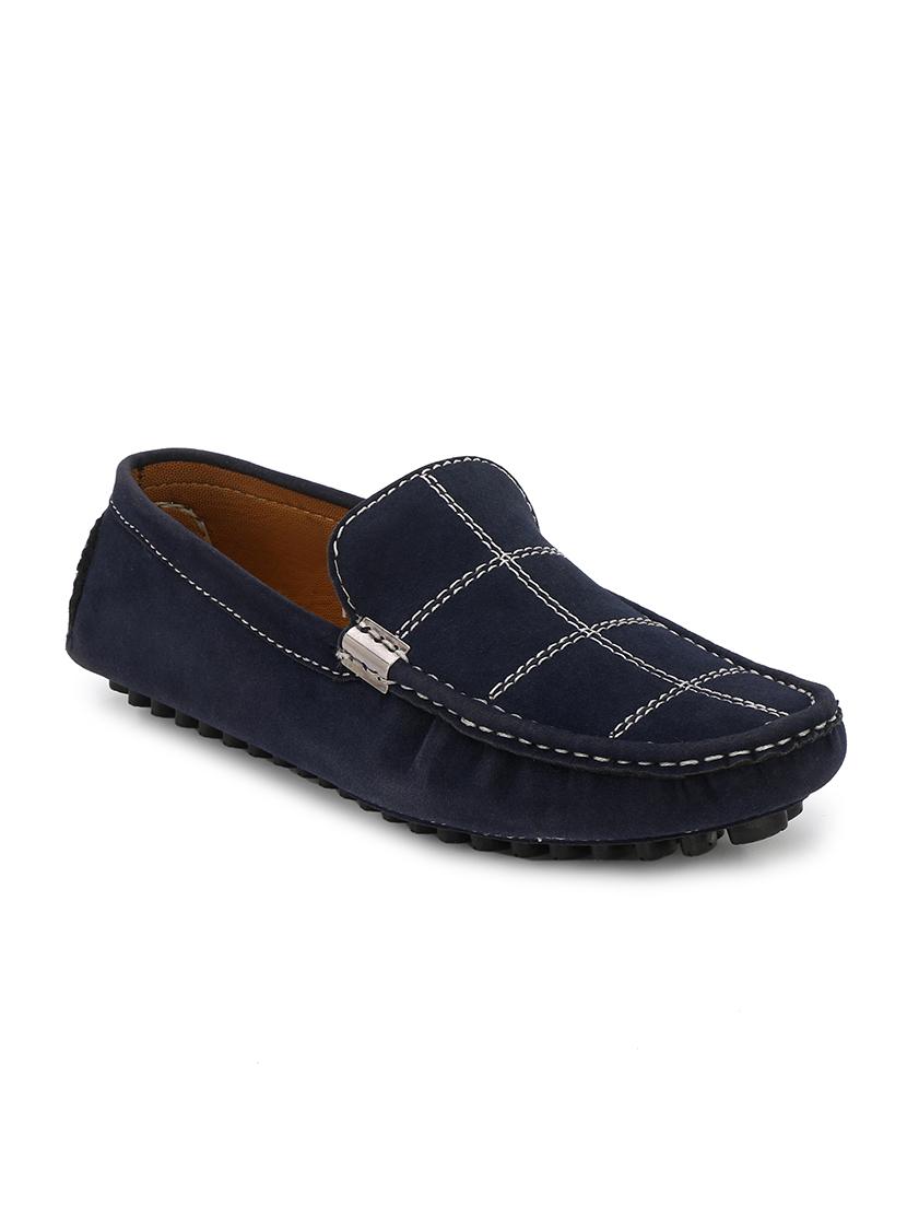 blue slip on loafers - 17242645 - Zoom Image - 1