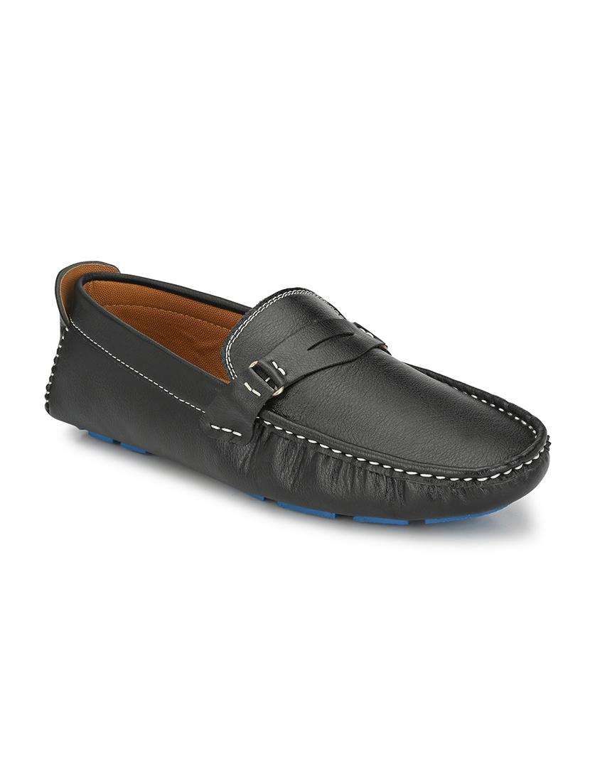 black slip on loafers - 17242656 - Zoom Image - 1