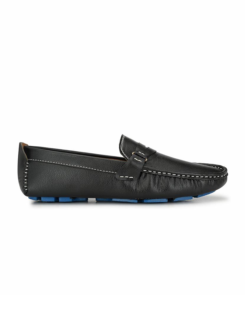black slip on loafers - 17242656 - Zoom Image - 2
