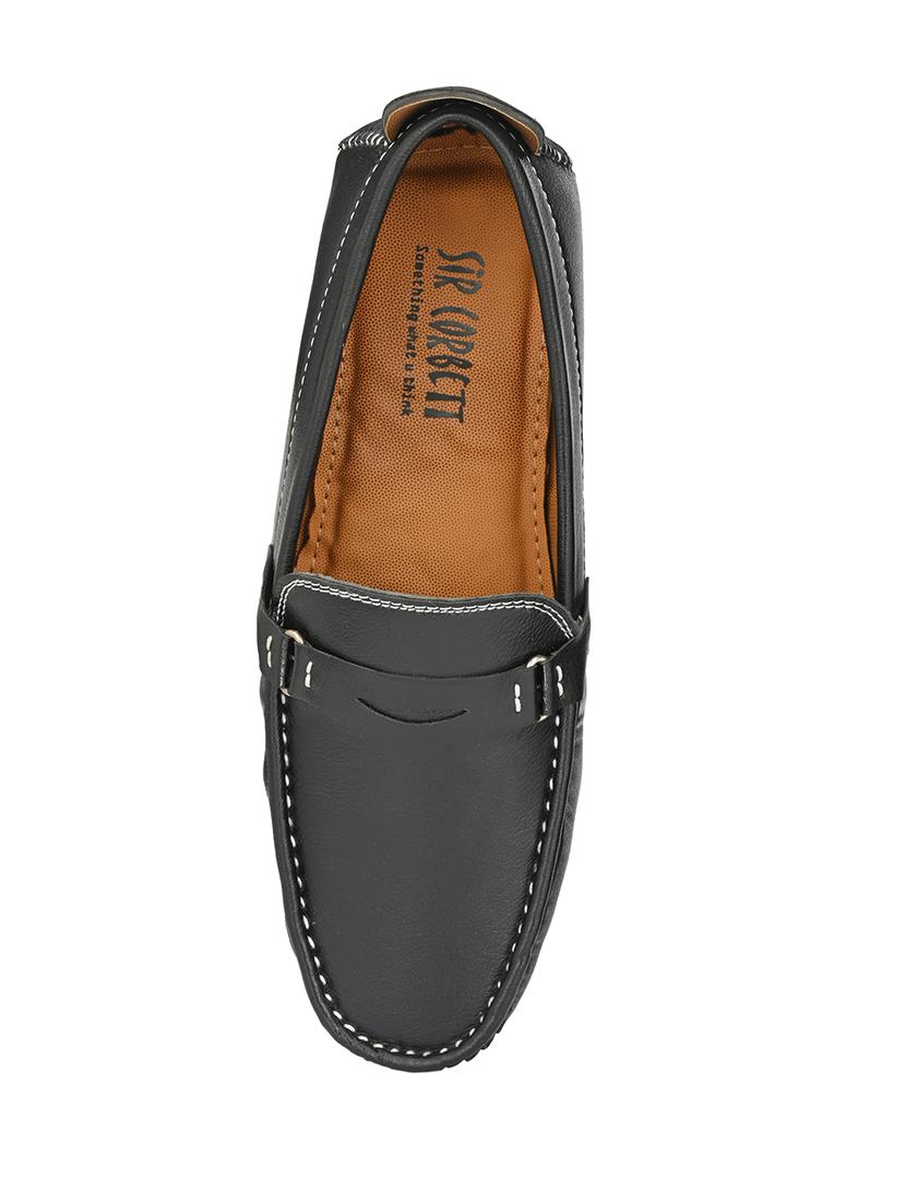 black slip on loafers - 17242656 - Zoom Image - 3