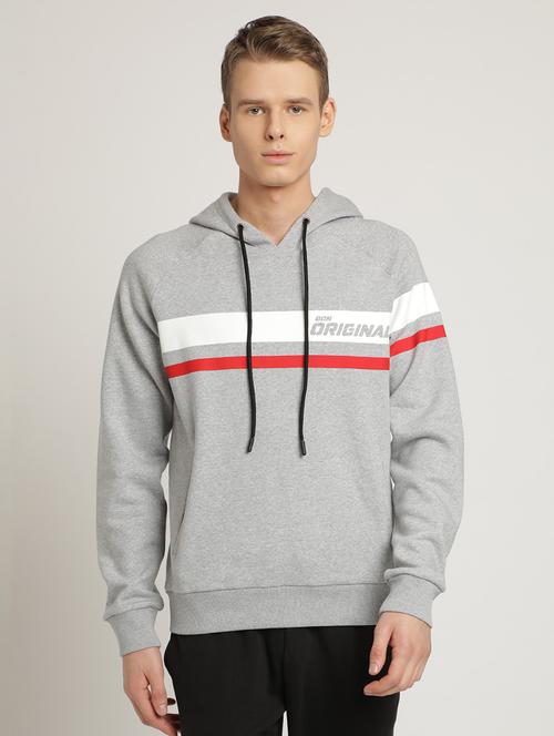 grey striped sweatshirt - 17242676 - Standard Image - 1
