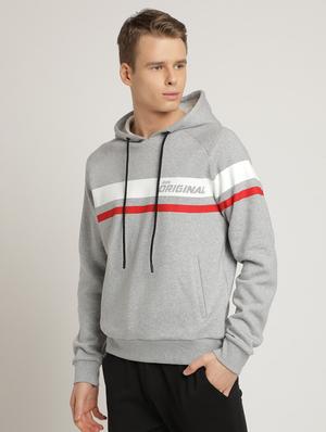 grey striped sweatshirt - 17242676 - Standard Image - 2