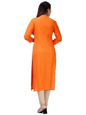 embellished straight kurta - 17242771 - Standard Image - 3