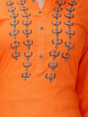 embellished straight kurta - 17242771 - Standard Image - 4
