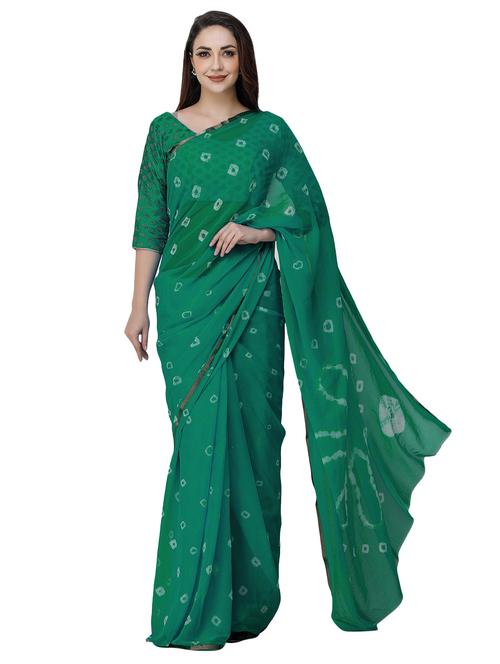 bandhani printed saree - 17242865 - Standard Image - 1