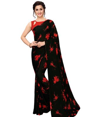 set of 2 pcs saree with blouse - 17242915 - Standard Image - 2