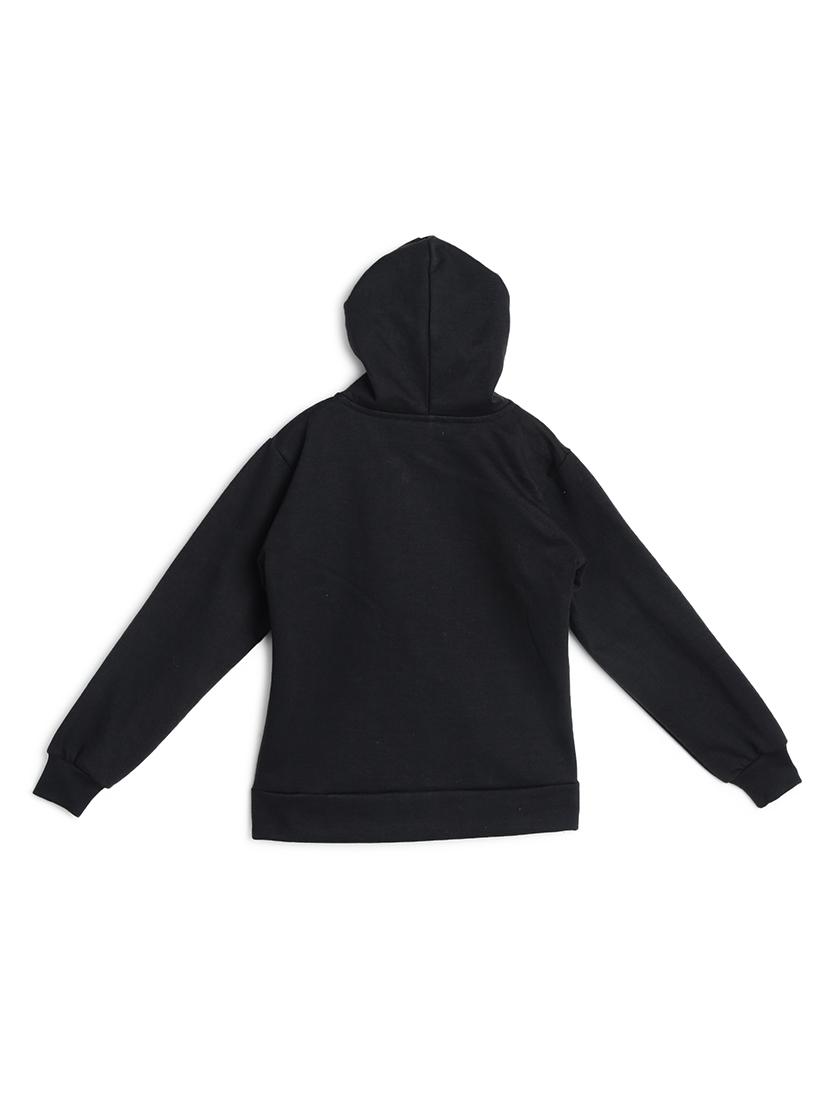 black fleece sweatshirt - 17243899 - Zoom Image - 2