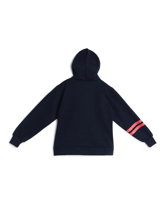 navy blue fleece sweatshirt - 17243901 - Zoom Image - 2