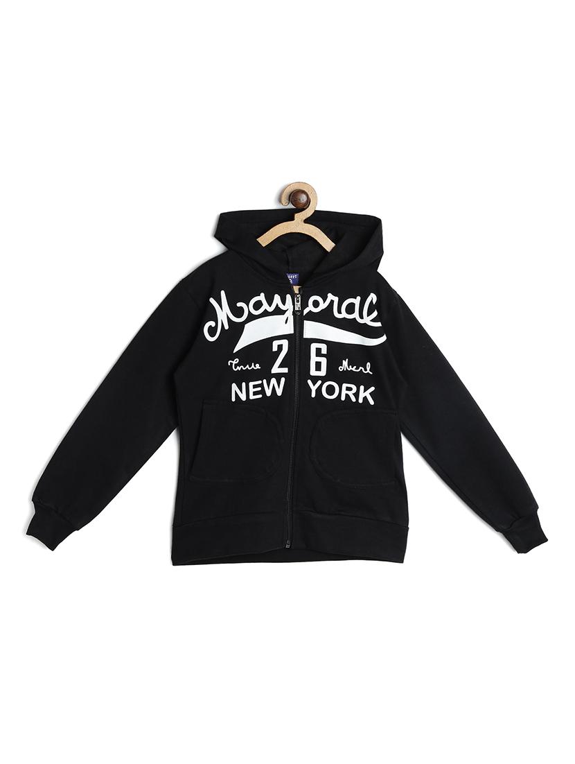 black fleece sweatshirt - 17243902 - Zoom Image - 1
