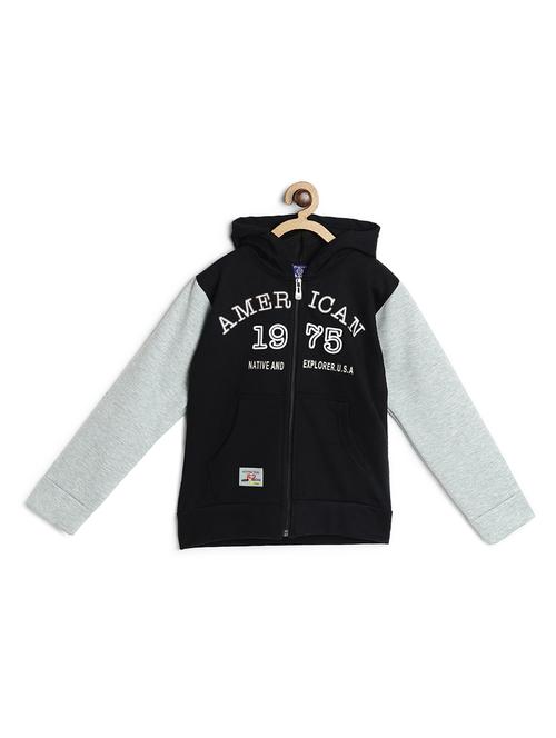 black fleece sweatshirt - 17243905 - Standard Image - 1