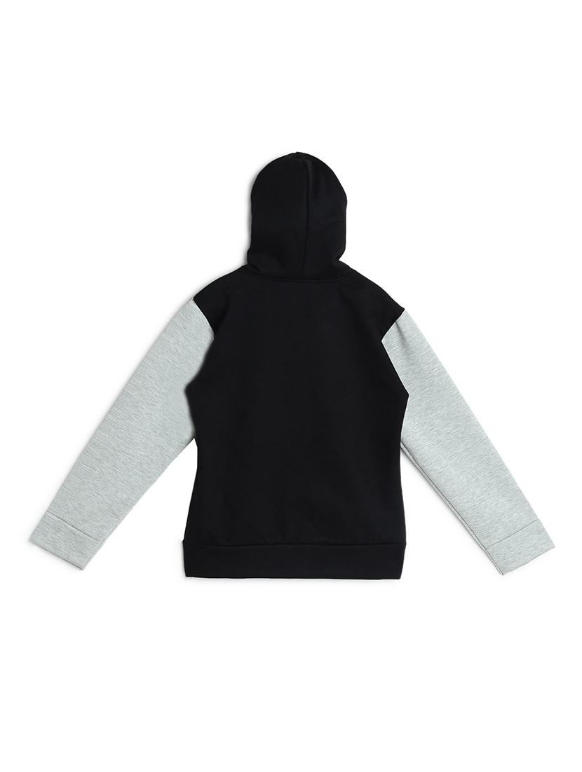 black fleece sweatshirt - 17243905 - Zoom Image - 2