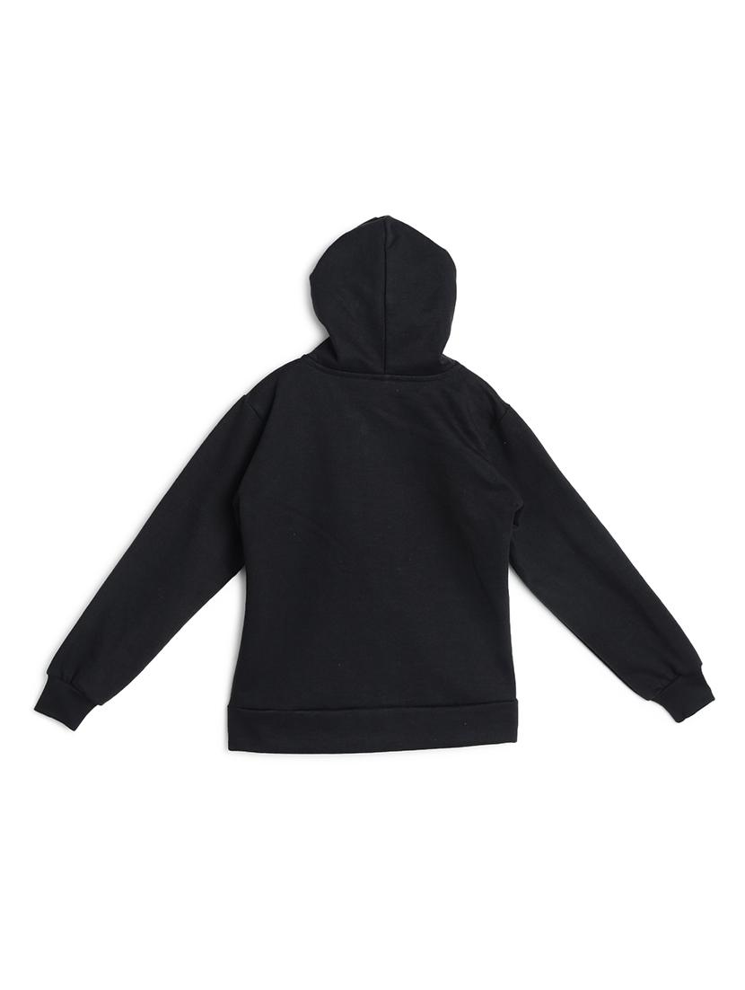 black fleece sweatshirt - 17243908 - Zoom Image - 2