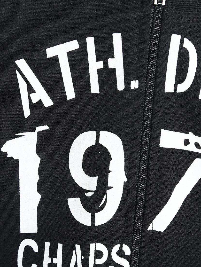 black fleece sweatshirt - 17243908 - Zoom Image - 3