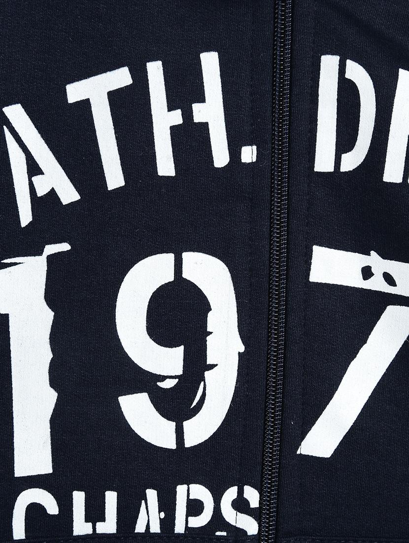 navy blue fleece sweatshirt - 17243910 - Zoom Image - 3