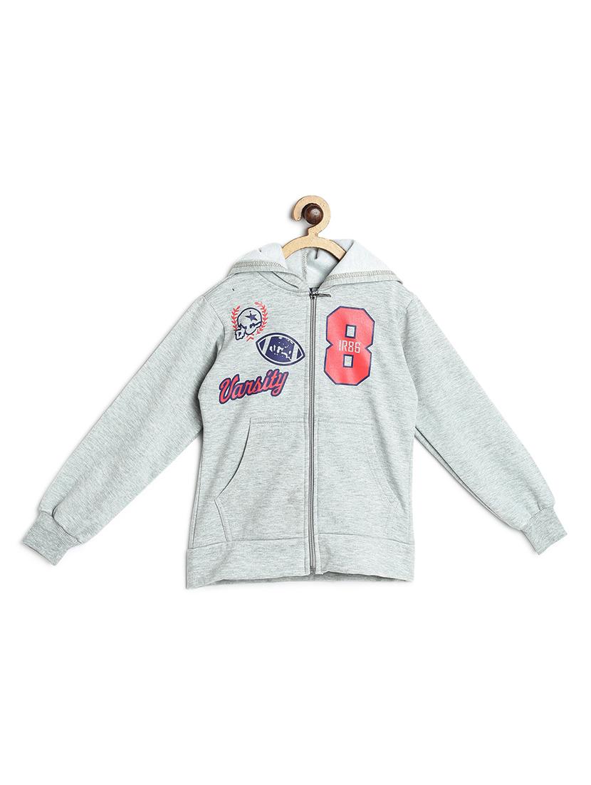 grey fleece sweatshirt - 17243913 - Zoom Image - 1
