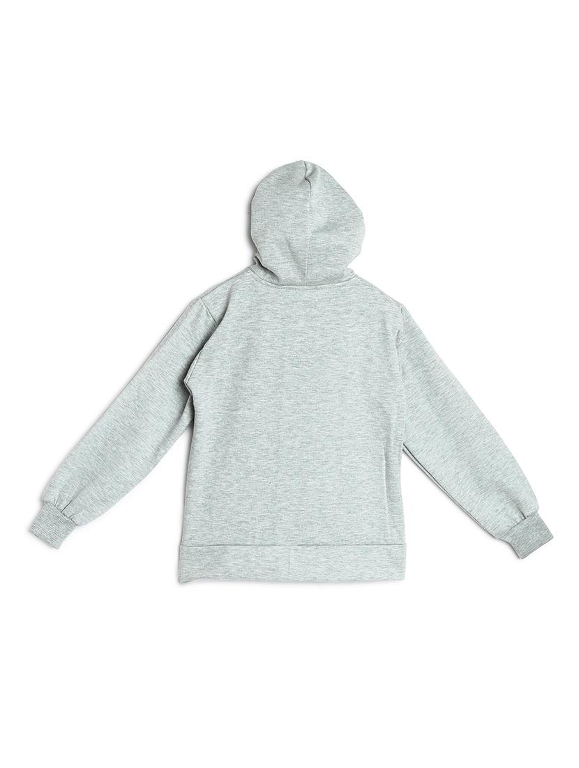 grey fleece sweatshirt - 17243913 - Zoom Image - 2