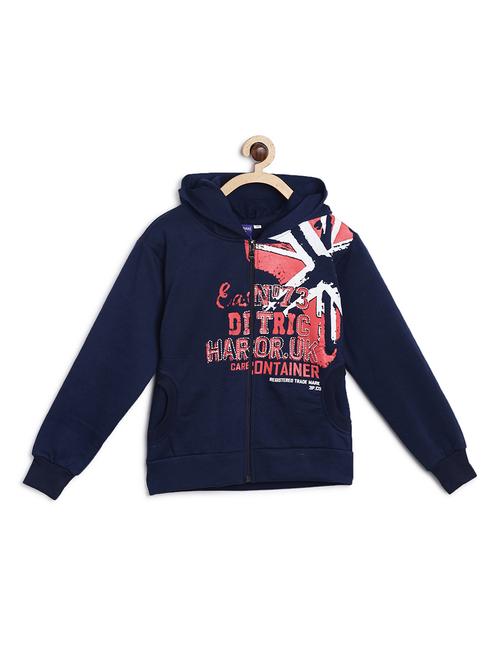 blue fleece sweatshirt - 17243915 - Standard Image - 1
